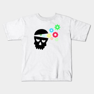 Skull Flowers Kids T-Shirt